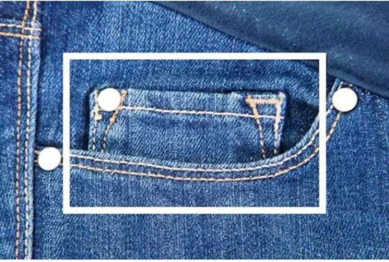 For this reason, every pair of jeans has a little pocket within the front pocket…
