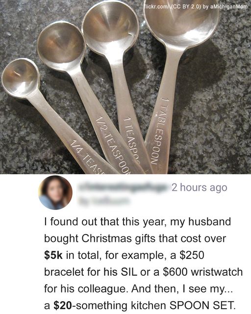 Husband Pays over $5K for Friends’ & Co-workers’