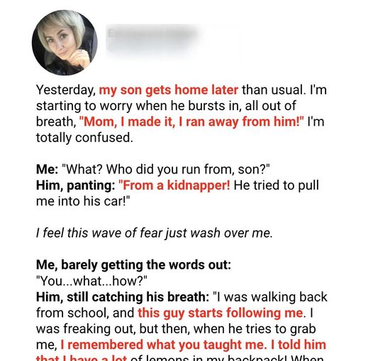 Kid Walking Home From School Spots Stranger Tail, Uses His Mother’s Trick to Outsmart the Pursuer – Story of the Day