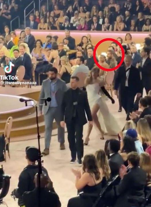 Taylor Swift walked right past ex Calvin Harris at the 2024 Grammys