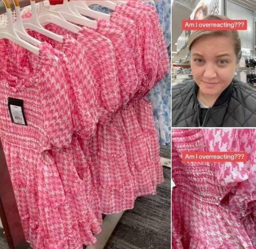 Mom spots adorable Easter dress at Target, but then she notices one detail that has the internet divided