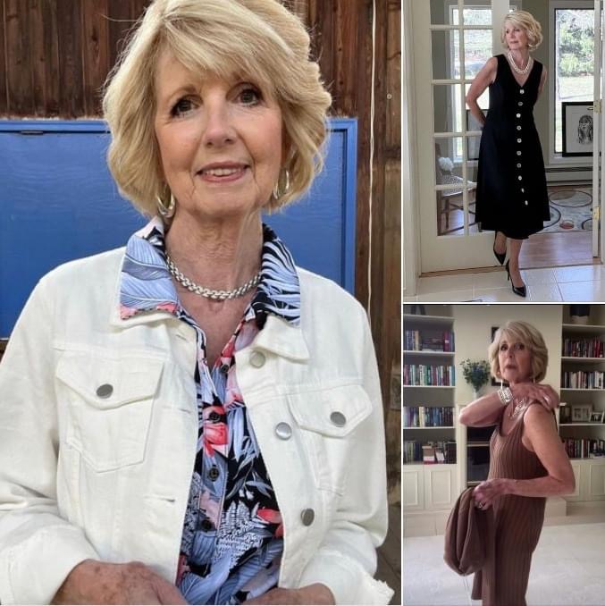 76-year-old grandmother ripped apart in comments after modeling sleeveless dress on social media