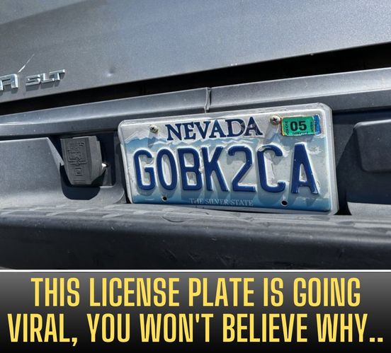 This License Plate Is Going Viral for Surprising Reason!