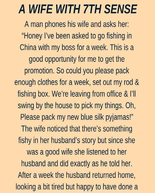 A Wife With 7th Sense..